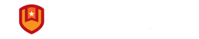 Logo with a red and orange shield on the left, featuring a white star and stripe. The words "First Arriving" are written in bold white text to the right of the shield. The background is transparent.